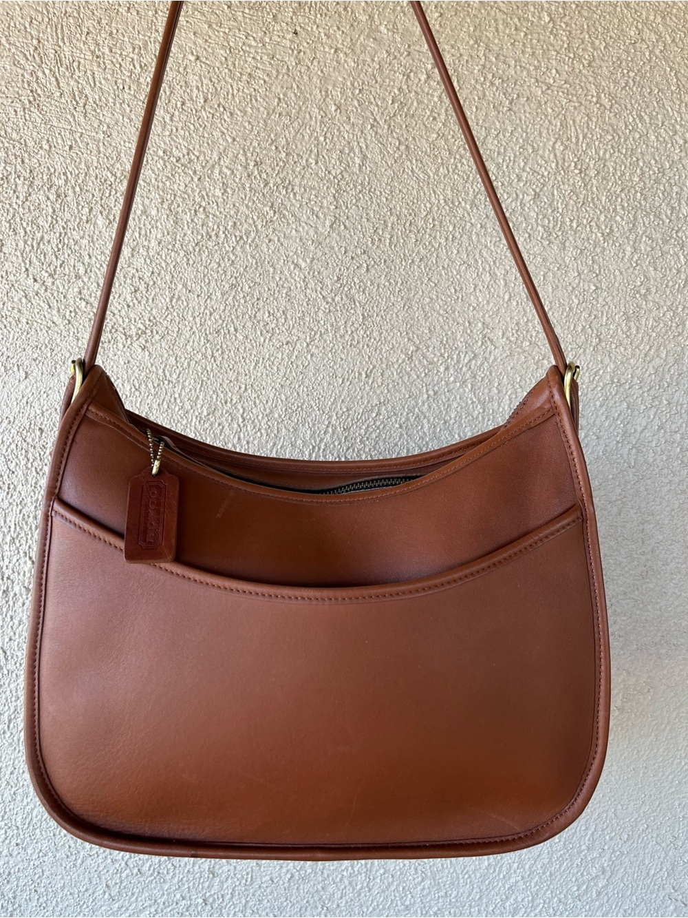 Vintage COACH Classic Hobo Bag 9855 British Tan GUC